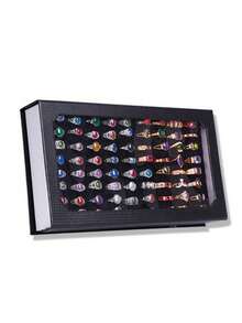 1pc 100-Slot Jewelry Ring Display Box, Large Capacity Storage Box, Tray-Style Earring Storage & Display Box, Dust-Proof Transparent Storage Box With Clear Cover, Ideal For Storing Earrings, Earrings, Multiple Rings, Drawer Storage And Display - Multicolor - View 10
