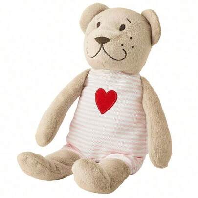 IKEA FABLER BJÖRN 毛絨玩具 泰迪熊 柔軟觸感舒適擁抱 適合兒童房間裝飾 長度為21cm（粉紅色）