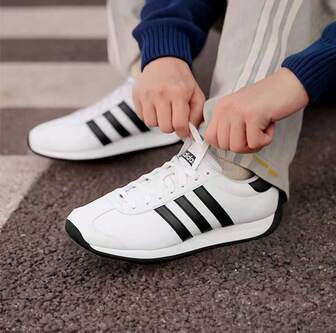 Adidas 迪達斯男鞋冬季新款德訓鞋戶外經典百搭T頭鞋復古運動休閒鞋