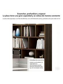 Librero De Piso Almacenamiento Para Uso Doméstico 6 Niveles - Marrón - Ver 4