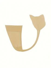1pc Women's C-String Thong Underwear --Shaped Strapless V-String Panty With Adhesive Backing, Medium-Elastic Fit, Discreet Plain Color & Elegant Wear (No-Wash Care) - màu đen - Xem 5