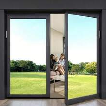 One-Way Mirror Window Film: Mirror Reflective Window Film, Privacy, Heat Insulation, UV Protection, Anti-Glare, Safety Window Film, Sun Blocking Window Film, Suitable For Home, Office (Silver-Silver) - Silver - View 11