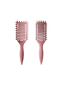 Unisex Hollow Ventilated Hair Curling Comb - Quick Drying Smooth Hair Comb, Open Ventilation Design, Fast Drying, Creates Clear Curls, Easy Styling - Ideal Valentine's Day Gift, Spring Hair Accessory, Holiday Hairstyling Tool, Suitable For Curly, Wavy And Long Hair | Comb, Hair, Hair Brush, Beauty, Hair, Back Brush, Mini Brush, Curly Hair, Hair Curler, Comb, Curly Hair Products, Back Brush, Back Brush - Multicolor - View 12