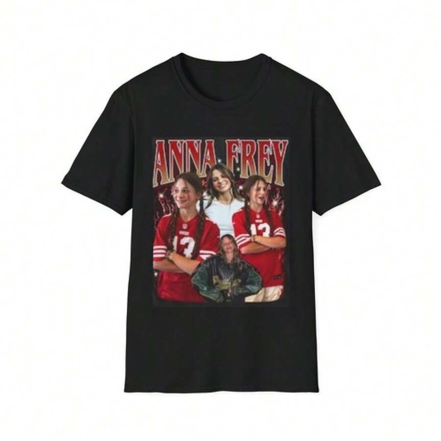 Camiseta Anna Frey - Negro - Ver 1