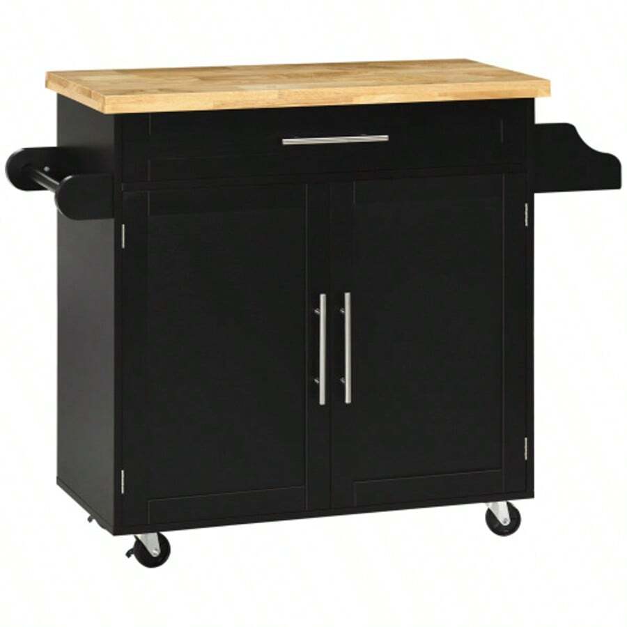 Storage Islands & Carts - Black - View 1