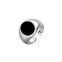 1pc Unique Minimalist 925 Sterling Silver Fashion Elegant Niche Dark Style Open Ring, Suitable For Vacation, Party, Wedding - Silver - View 6