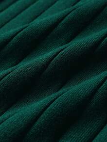 GRDR Men's Summer Ribbed Crew Neck Lightweight Knit Short Sleeve Sweater - Green - View 6