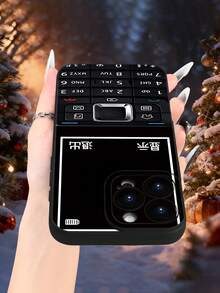 Carcasa de teléfono diseño retro con teclado numérico y cámara triple, ideal para navidad con detalles de temporada invernal Cubierta de teléfono de colores mixtos con estampado completo para 17 PRO MAX/17 AIR/15 ProMax/16 PROMAX/Galaxy S22/S23/S24/S23 Plus/S24 Ultra/S25/A15/A33/A23, cubierta de Halloween, estética de cubiertas, cubierta 2D plana, cubierta vintage, cubierta de collage, cubierta de moda, cubierta con flores, cubierta cool, cubierta adorable, diseño de impresión UV, seguidores de , amantes de la moda - Color mixto 1 - Ver 6