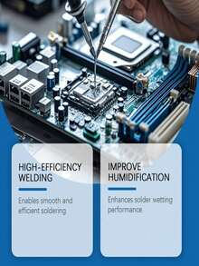 Professional Soldering Paste Flux, Suitable For Smartphones, Motherboards, Printed Circuit Boards, Rosin, Soldering, Flux, Repair Tools - Multicolor - View 10