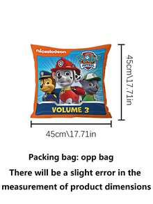 Paw Patrol Theme - Paw Patrol Hero Accessories: Cute Puppy Patrol Plush Throw Pillow, Suitable For Living Room, Sofa And Bedroom. Fluffy Gray Cartoon Archie Pillow, Soft And Comfortable Touch. A Perfect Gift For Friends And Family On Holidays And Parties. - Multicolor - View 9