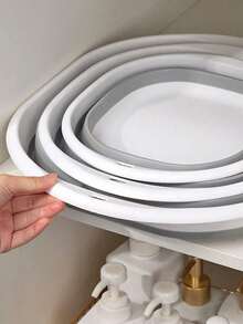 1/3个装便携式折叠洗脸盆，大容量塑料洗脸盆，适用于家庭、宿舍、户外 - 加厚塑料折叠洗脸盆，儿童洗脸盆，婴儿洗衣盆，可用于洗手和洗脚 - 返校必备便携式洗脸盆，可用作洗菜盆、洗衣盆、洗脚盆 - 适用于家庭、学校、办公室、汽车，节省空间 - 彩色 - 查看 9