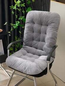 1件超柔软毛绒椅垫，带靠背的办公坐垫，轻便设计，非常适合躺椅和摇椅。 - 彩色 - 查看 6