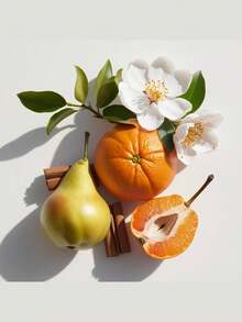 "Descubre divain.570: Perfume floral para mujeres independientes, combina bergamota y hojas de ruibarbo con un corazón de flor de azahar y ylang-ylang, dejando una estela cálida de vainilla Bourbon y sándalo. Ideal para días de primavera, refleja fuerza y feminidad con un toque salvaje." - divain.570 - Ver 2