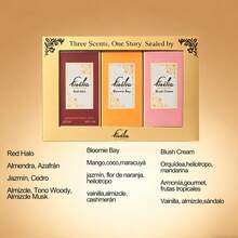 Fioelia Perfume Árabe para Mujer EDP Largo Duración Aroma Seductor 30ml/30ml *2/30ml*3 Árabes para Mujer EDP Perfume Frutal de Vainilla y Fresa Gourmet para Mujer - Colocar - Ver 2