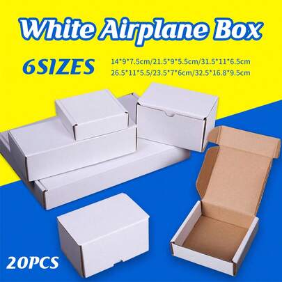 Aimall Three-Layer Corrugated Blank Cardboard Boxes, Rectangular Packaging Boxes For Electronic Products, Clothing Boxes, And In-Stock Express Delivery Boxes.