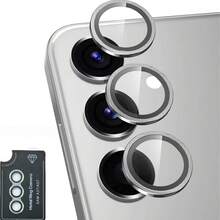 1 pieza Protector de lente de cámara para Samsung Galaxy A37/A57, película protectora de lente de ojo de águila con posicionamiento de protección de cámara, resistente a los arañazos 9H, múltiples opciones de color, protector de lente de ojo de águila con patrón CD, HD claro, resistente a los arañazos, tacto sensible, ajuste preciso, fácil instalación, protección duradera para teléfonos inteligentes. - transparente - Ver 17