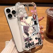 Anime Cool Osaki Nana Phone Case Suitable For IPhone 17 16e 16 15 14 13 12 11 Mini Pro Max Air X XR XSMAX 8 7 Plus, Shockproof Transparent Soft Back Cover, Everyday Case, Anime Design, Stylish Cover, Durable Material, Lightweight Case, For Occasional Users - 無色 - 查看 4