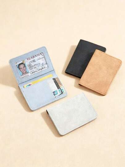 2025 Autumn/Winter Bestseller Multi-Slot Card Holder Compact Minimalist Design ID & Card Storage Lightweight Portable For Bank/Credit Cards Business Cards Daily Commute Unisex For Women Mini Wallet Small Wallet Card Wallet