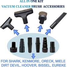 Universal Plastic Vacuum Cleaner Hose Adapter Reducer Accessory Kit Converter, Suitable For Vacuum Attachment Kits Adapters Dry Wet Plastic Vacuum Accessories Adaptors For Shop Vac Attachments, Home Renovation Tool Accessory, Vacuum Replacement Part - Black - View 16