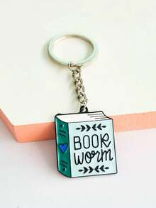 Creative Book Shaped Keychain, Gift For Book Lovers, Readers, Men, Women, Students - Multicolor - View 8
