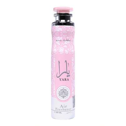 Lattafa Yara – Ambientador en spray 300 ml, fragancia floral-gourmand con vainilla y almizcle