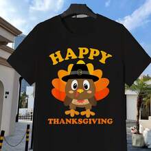 Camiseta de Acción de Gracias para Hombre - Estilo - Negro - Ver 1