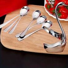 This Elegant Swan-Shaped Cutlery Holder And Decorative Plate Is Crafted From Stainless Steel And Aluminum Alloy. Its Novel And Stylish Design Features A Heart-Shaped Swan Neck And A Spherical Base. This Sturdy And Durable Multi-Functional Fork And Spoon Holder Is Suitable For Weddings, Parties, And Everyday Meals. This Durable Metal Tabletop Decoration Has A Stain-Resistant And Easy-To-Clean Surface And Can Also Be Used As A Decorative Plate. 1 Piece. - 銀色 - 查看 5