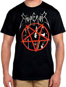 EMPEROR BLACK Metal Band Black T-Shirt - Back - View 8