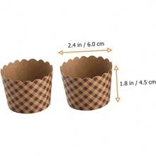150Piezas Capacillos para Muffin y Pastel Resistentes Altas Perfectos para Fiestas y Celebraciones Tazas Desechables para Hornear Casa - 1 - Ver 6