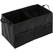 Honey-Can-Do organizador plegable para maletero de coche, color negro(Organizador plegable para maletero Negro) - Multicolor - Ver 2