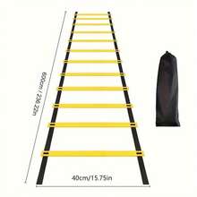Agility Ladder Speed Agility Training Ladder Jump Rope Ladder Speed Ladder Detachable Portable Soccer Agility Ladder - Yellow - View 10