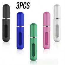 3pc Portable Mini Perfume Atomizer Spray Bottle Set – Refillable Travel Size Fragrance Dispenser For On-The-Go Touch-Ups – Ideal For Carrying Your Favorite Scents In Purses, Pockets, Gym Bags, And During Travel Or Shopping Trips – Leakproof, Easy To Fill, And Perfect For Parties & Everyday Use Back To School Perfume Bottle,Refillable Perfume Atomizer Bottles Travel Size Spray Bottles,Couple Set - 彩色 - 查看 13