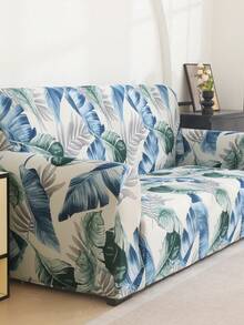 1 pieza Funda elástica impresa para sofá, Funda universal para sofá ajustada para todas las estaciones, Protector de sofá simple, Decoración del hogar