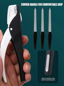 1/3/4pcs Upgraded Splash-Proof Nail Clipper, French Nail Extension U-Shaped DIY Nail Trimmer For Foot, Hand And Nail Care, Fragrance-Free