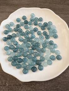 50/100 件 5 毫米 X 8 毫米仿玉、玛瑙、算盘珠、散珠、轮珠、隔珠适用于 DIY 珠宝制作、手链、钥匙扣、项链、工艺品装饰、彩色珠子材料，激发您的创意设计