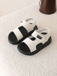 1双夏季新款软底舒适户外凉鞋，幼儿婴儿鞋 - 白色 - 查看 2