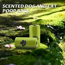 Scented And Thickened Pet Poop Bags, Roll-Type Flat-Mouth Dog Poop Bags, Pet Waste Bags. - Multicolor - View 5