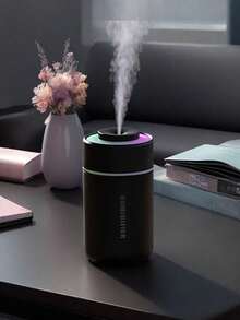 新款迷你USB加湿器，适用于汽车、家庭、办公桌、卧室，带香薰功能 - 彩色 - 查看 5