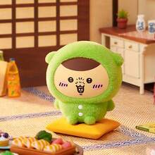 Miniso Chiikawa Pajama Party Sitting-In-A-Row Series Figure Blind Box Pajama Style & Cute Expressions Vinyl & Plush Material Sitting-In-A-Row Design Desktop Decoration & IP Collection Ornament(1 PC Random Delivery) - Multicolor - View 6