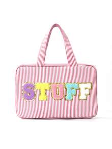 Multifunctional Four-Fold Toiletry Bag With A Hook, Portable Travel Makeup Organizer Bag, Suitable For Cosmetics, Medicines, Shampoos, Bathroom Supplies, Ideal For Business Trips, Vacations, And Everyday Use. Wash Bag For Travel For Bathroom Large Capacity Makeup Bag For Men For Women - Multicolor - View 18