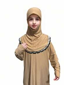 Stretchy And Comfortable Plum Blossom & Ditsy Floral Pattern Headwrap For Girls, Teens And Girl, Wide Hem Design Suitable For Daily Wear And Home Use - Pink - View 57