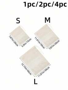 2 Stück/3 Stück/4 Stück verstärkte Mesh-Filterbeutel, Gaze-Beutel, geeignet für die Zubereitung von Heilkräutern, Fleischsuppe, Sojamilch-Filtration - Verschiedenfarbig - Übersicht 4