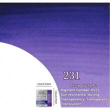 1支温莎牛顿管状水彩棉系列颜料，8毫升/5毫升/21毫升/半块固体颜料，透明水彩颜料，适合初学者绘画 - 半塊固體顏料 - 查看 23