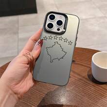 Funda de Teléfono con Mapa de Kosovo Compatible con  17, 16e, 16, 15, 14, 13, 12, 11 Mini Pro Max Air XXR xsmax 8 7 Plus, Cubierta Trasera Mate a Prueba de Golpes, Accesorios Móviles, Funda para Smartphone, Estilo Anime, Funda Protectora Minimalista, Impresión UV, Moldeo por Inyección, Usuarios de , Estudiantes - Colores mezclados - Ver 2