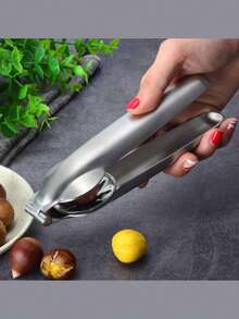 2个/1个多功能便携式栗子夹、栗子切割器、核桃切割器、核桃剥壳器，带光滑手柄，厨房工具坚果夹