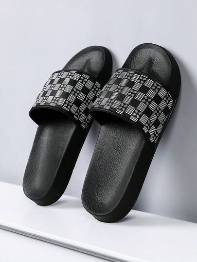 Men's Plus Size Summer Slippers, Size 36-48, Outdoor Comfortable Casual Shoes, Lightweight Non-Slip House Slippers, Wear-Resistant Breathable Men's Sandals, Outdoor & Daily Wear (Irregular Pattern). The Sole Of These Slippers Is Made Of EVA Material. Do Not Expose To Direct Sunlight For A Long Time, Otherwise The Shoes Will Shrink.