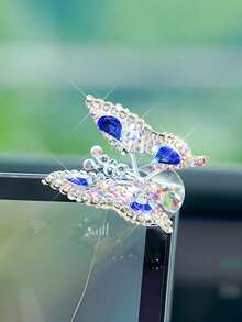 1 cái Trang trí nội thất xe hơi hình bướm nhảy múa Bảng điều khiển làm đẹp Cửa thoát khí Trang trí thời trang và năng động Phụ kiện xe hơi cao cấp Quà tặng tốt nhất để nhảy tự nhiên với xe hơi Thích hợp cho xe hơi, xe tải và xe tải - Một cỡ - Xem 5