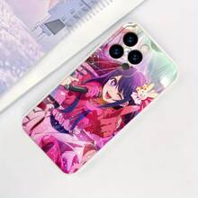 Funda protectora de teléfono de anime para iPhone 15ProMax/15Pro/15Plus/15/14ProMax/14Pro/14Plus/14/13ProMax/13Pro/13Mini/13/12ProMax/12Pro/12Mini/12/11ProMax/11Pro/11/XR, impresión de cómics linda y encantadora de dibujos animados geniales [GB167] - Mezcla de colores - Ver 1