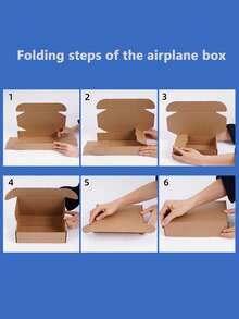 3pcs Brown Cardboard Boxes, Multiple Sizes Available, 3-Ply Corrugated Paper Boxes, Shipping Boxes, Postal Boxes, Suitable For Product Packaging And Mailing/Shipping For Personal And Small Businesses - Khaki - View 11