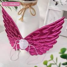 Unicorn Accessory Kit: Tiara With LED Lights + Wings - Princess Costume Party Tiara Decoration - 玫紅色 - 查看 4